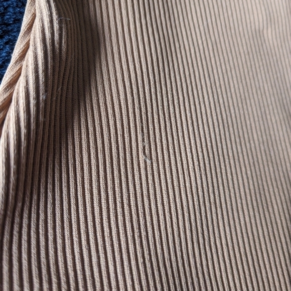 NWT Wild Fable Brown Tank Ribbed Bodysuit XS ** FLAWED ITEM - Picture 4 of 6